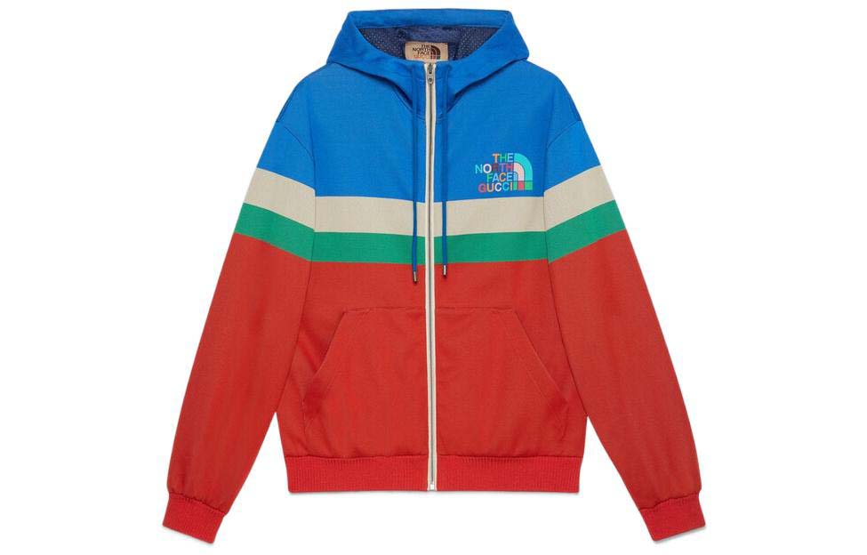 Яке Gucci x The North Face Hooded Jacket Многоцветен | 675542-XJDWR-4107, 0