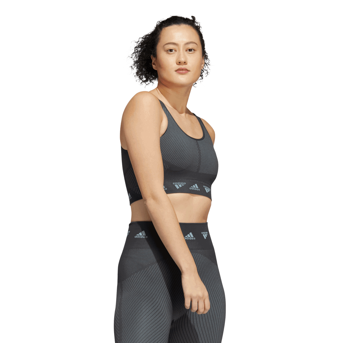 Сутиен adidas Originals AEROKNIT Sports Bra Черно | HE2614, 0