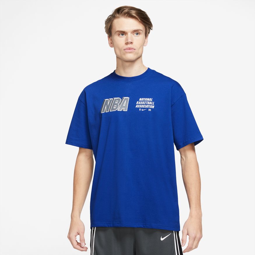 Тениска Nike NBA Team 31 Courtside Max 90 Tee Синьо | DR6355-417, 0