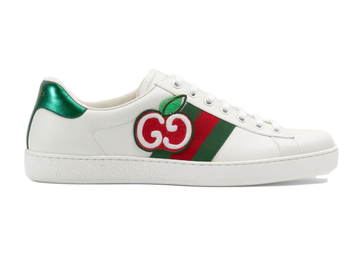 Кецове и обувки Gucci Ace 'GG Apple' (W) Бяло | 611377 DOPE0 9064, 0