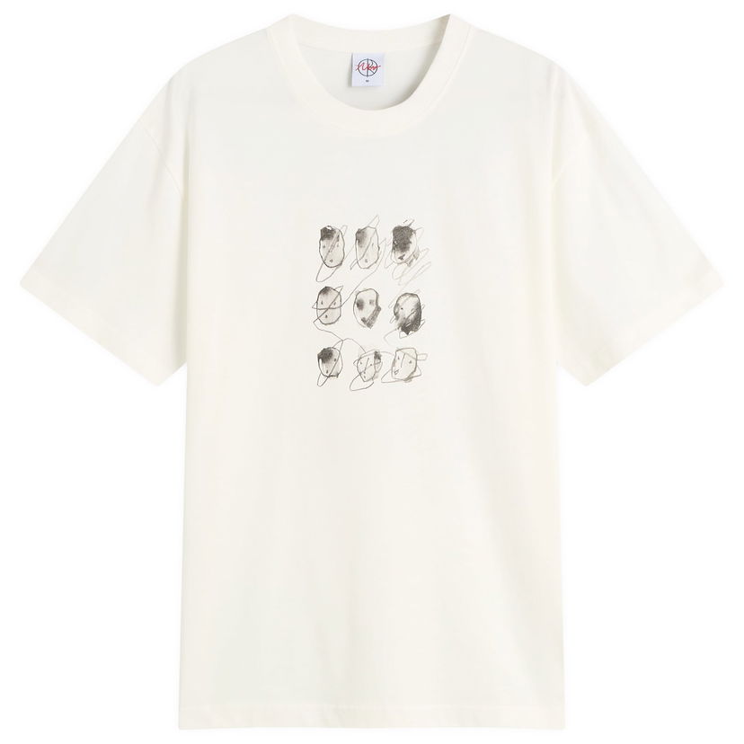 Тениска Polar Skate Co. Sequence T-Shirt, Size Small Бяло | PSC-F25-23-CWH