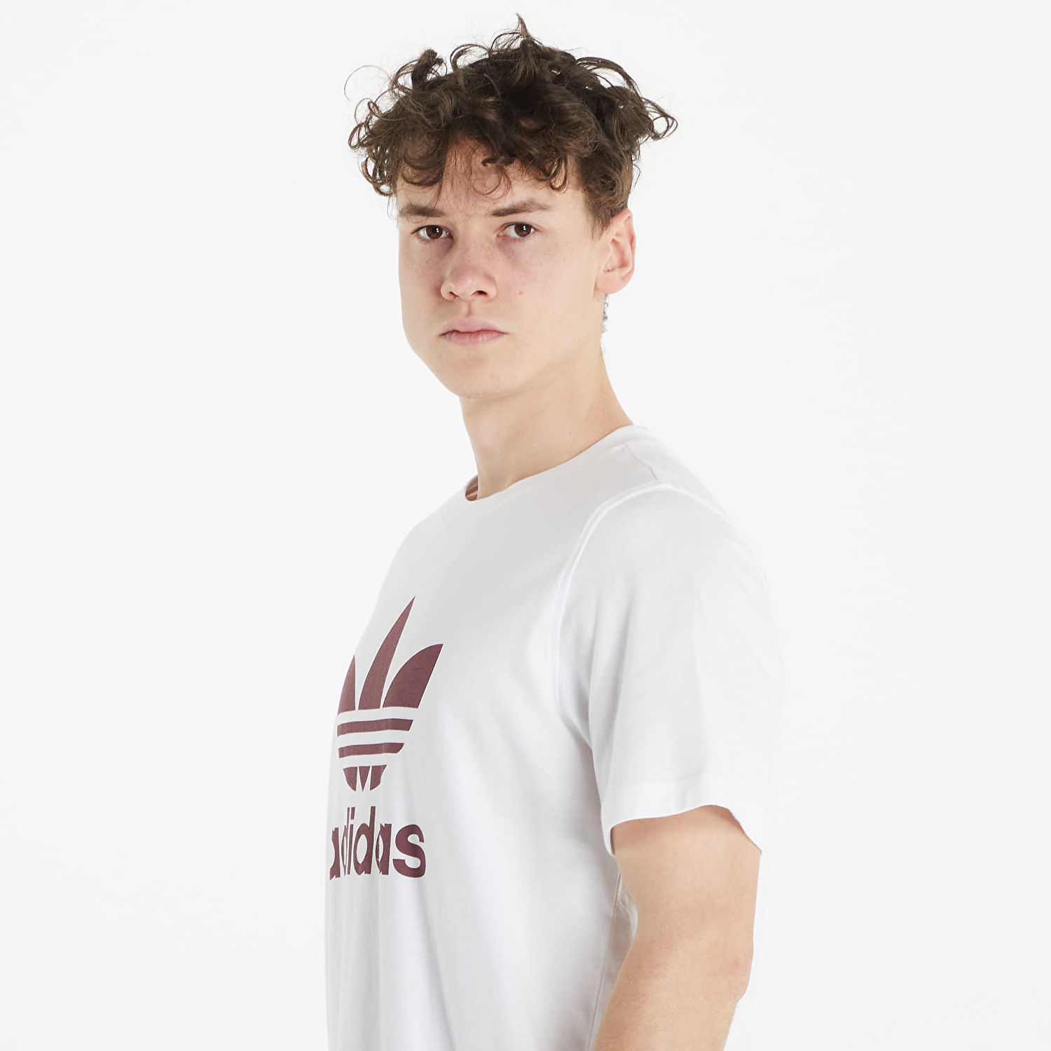 Тениска adidas Originals Trefoil Бяло | HE9514, 1