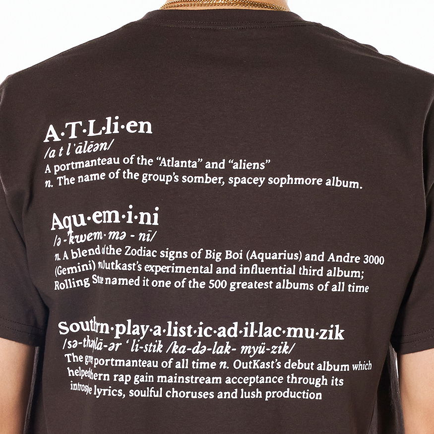 Тениска Pleasures Vocabulary Tee Кафяво | P22SP059-BROWN, 1