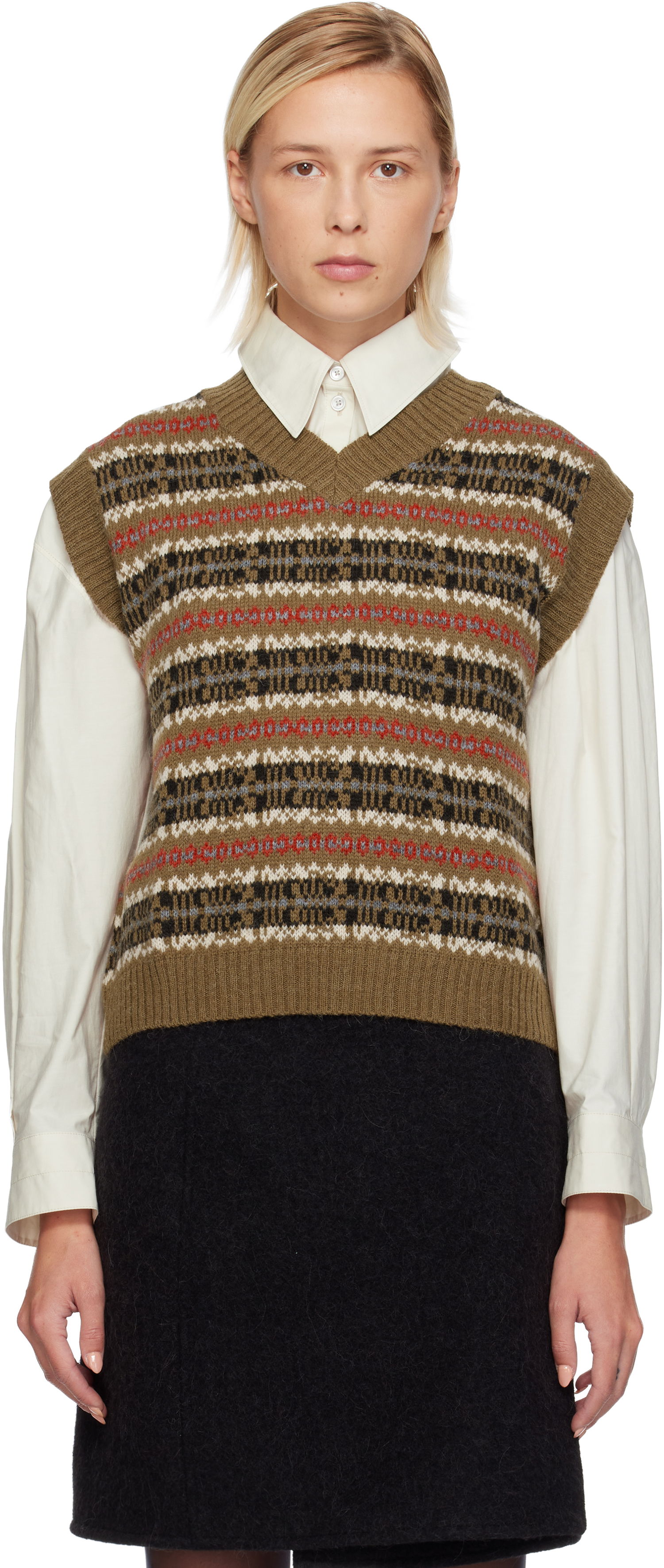 Жилетка Max Mara Weekend Fleres Jacquard Vest Многоцветен | 2525356022600, 0