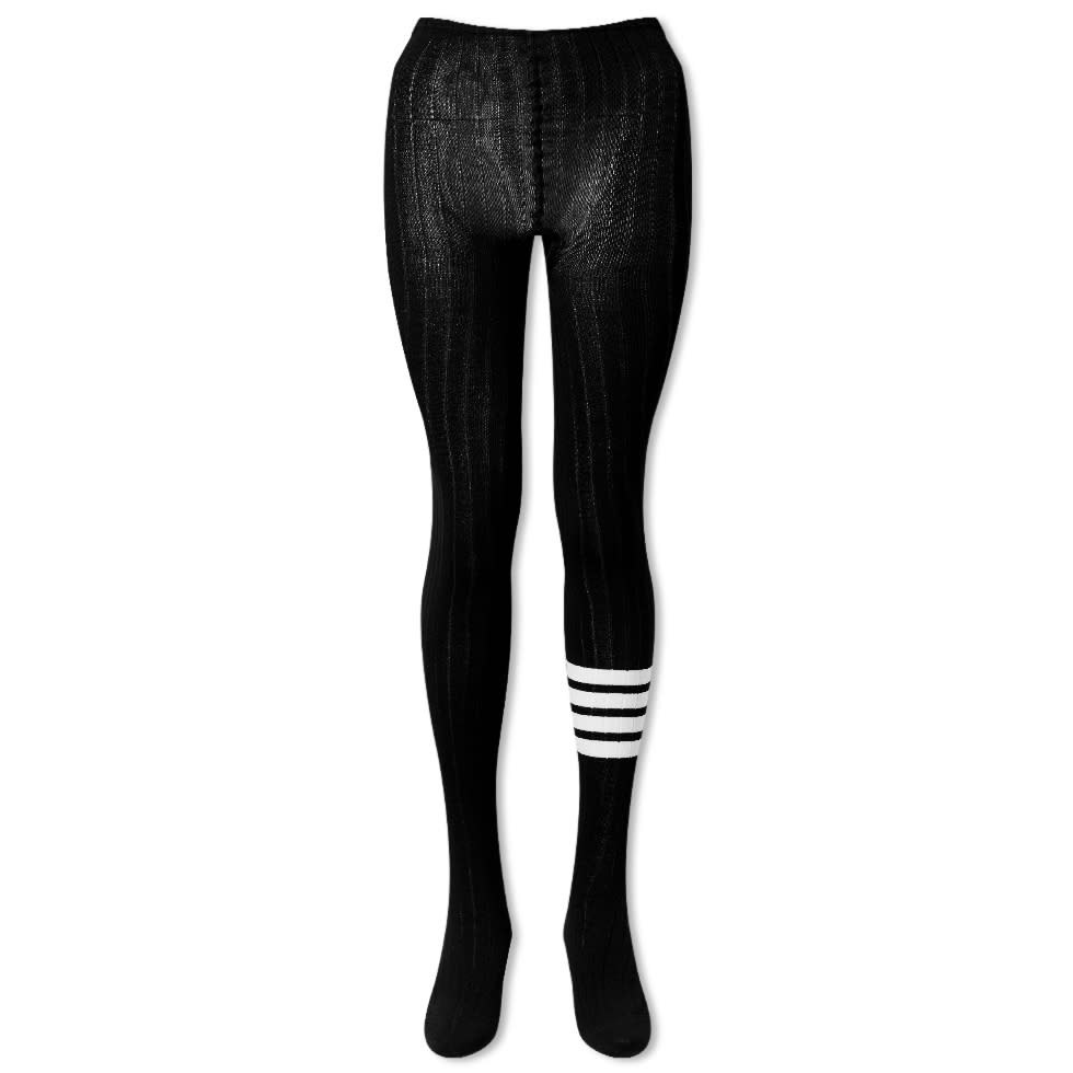 Чорапи Thom Browne Thom Browne 4 Bar Rib Merino Tights Черно | FAS125A-Y1023-001, 0
