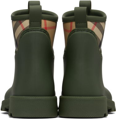 Кецове и обувки Burberry Burberry Marsh Stamp Low Rubber Boots Зелено | 8111711, 1