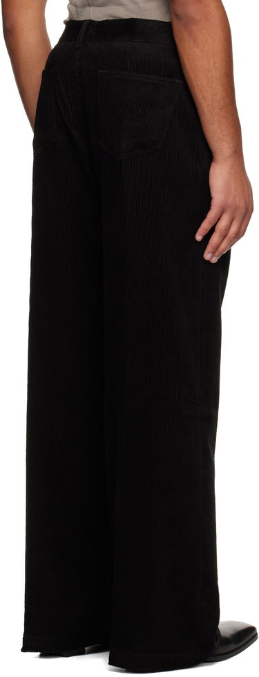 Панталони Rick Owens Corduroy Concordians Geth Trousers Черно | RU02E1333 MLC9, 2