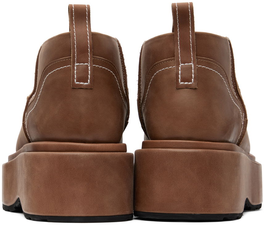Аксесоари We11done We11done Pull-Loop Platform Boots Кафяво | WD-AO1-23-468-W-BR, 1