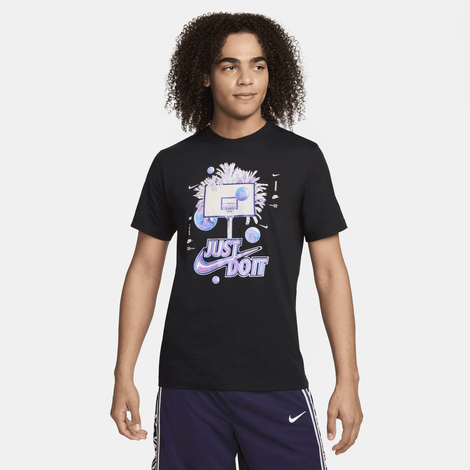 Тениска Nike Basketball Tee Черно | FV8410-010, 1