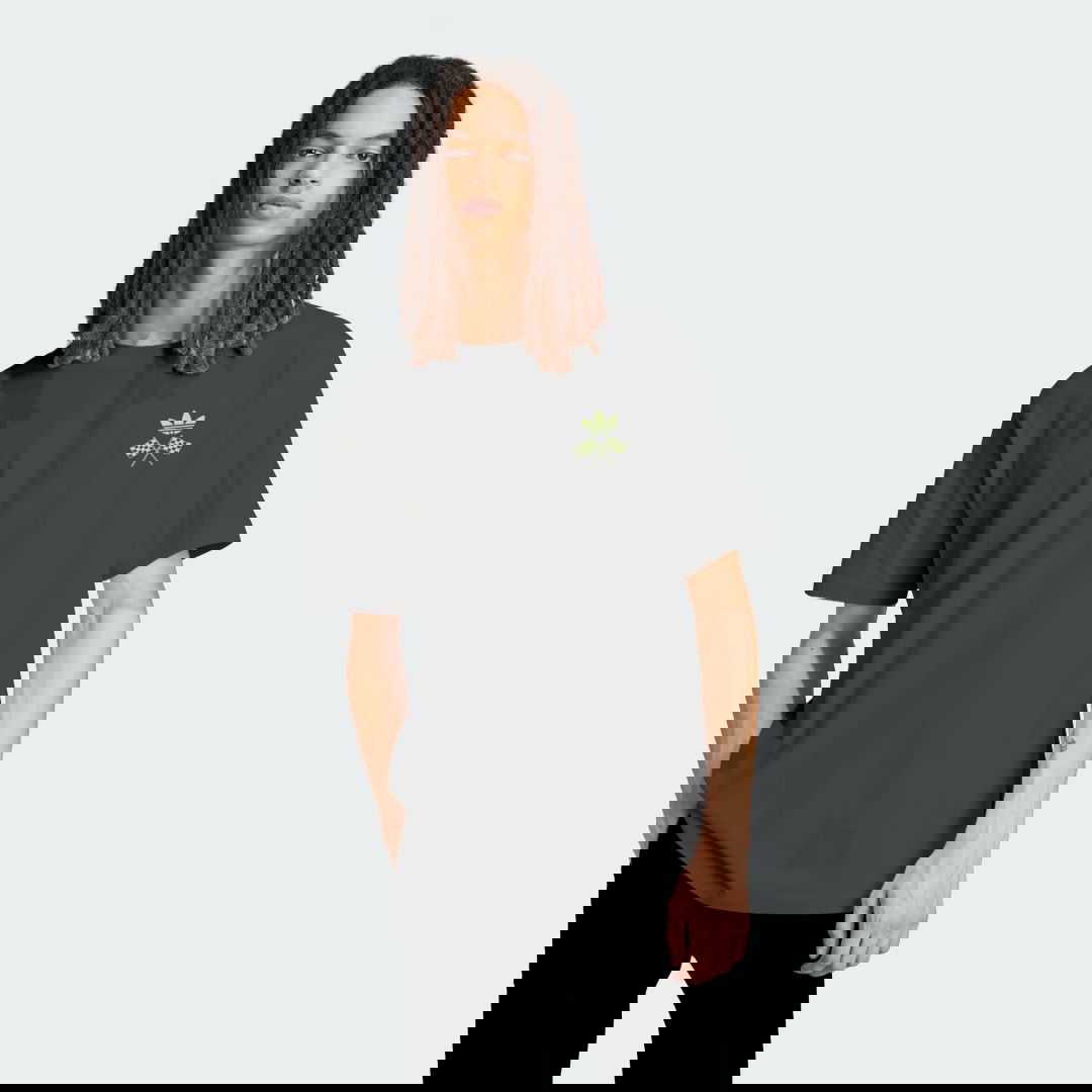 Тениска adidas Performance RACING CAR GRAPHIC T-Shirt Сиво | KY2924, 0