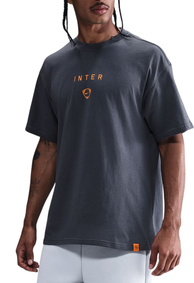 Тениска Nike Total 90 Inter Milan Wordmark Soccer T-Shirt Сиво | hv4920-437, 0
