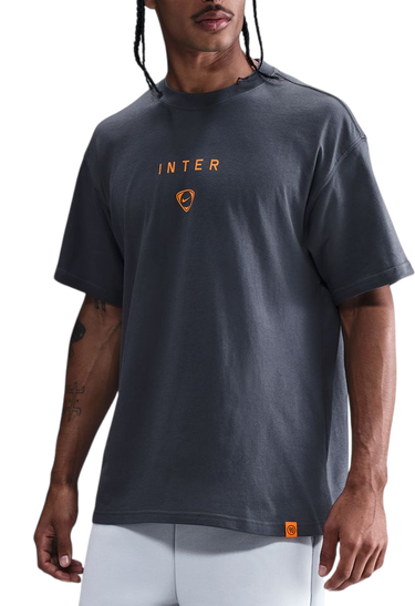 Тениска Nike Total 90 Inter Milan Wordmark Soccer T-Shirt Сиво | hv4920-437, 0