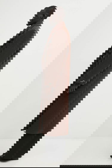 Палта Lacoste Long Textured Wool Coat Кафяво | BF5306, 0