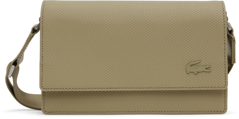 Чанта през рамо Lacoste Lacoste Chantaco Crossbody Bag Бежово | NU4118CE