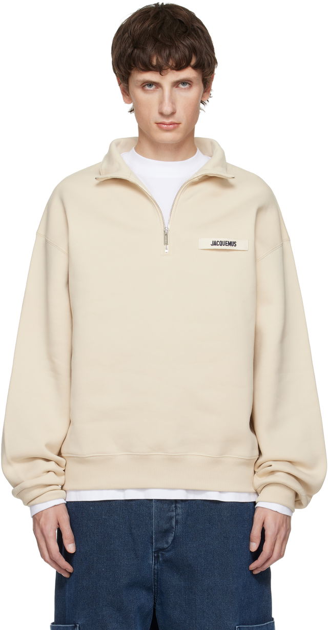 The Gros Grain Zipped-Rollneck Sweatshirt