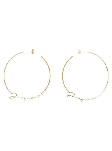 Обеци Jacquemus Le Papier 'Les Creoles ' Earrings Бежово | 22H223JW328-5845