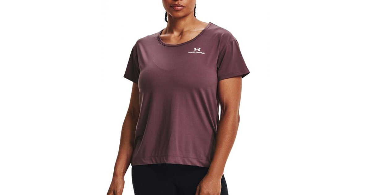 Тениска Under Armour Under Armour Rush Energy Core T-Shirt Лилаво | 1365683-554, 1