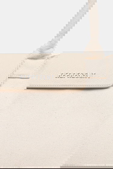 Голяма пазарска чанта Represent Clo Canvas Tote Bag Бежово | MLM81137.31, 4