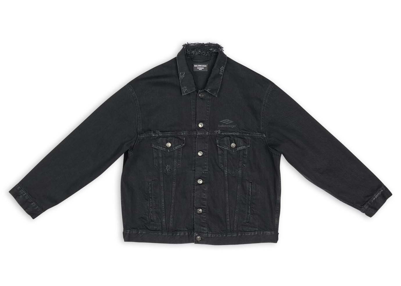 Яке Balenciaga 3B Sports Icon Large Fit Jacket Черно | 704298TBP470102, 0