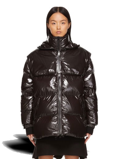 Пухо яке Bottega Veneta Down Shiny Puffer Jacket Черно | 659724 V0Y30