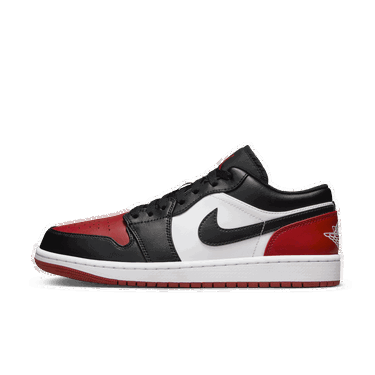 Кецове и обувки Jordan Air Jordan 1 Low "Bred Toe 2.0" Червено | 553558-161, 0