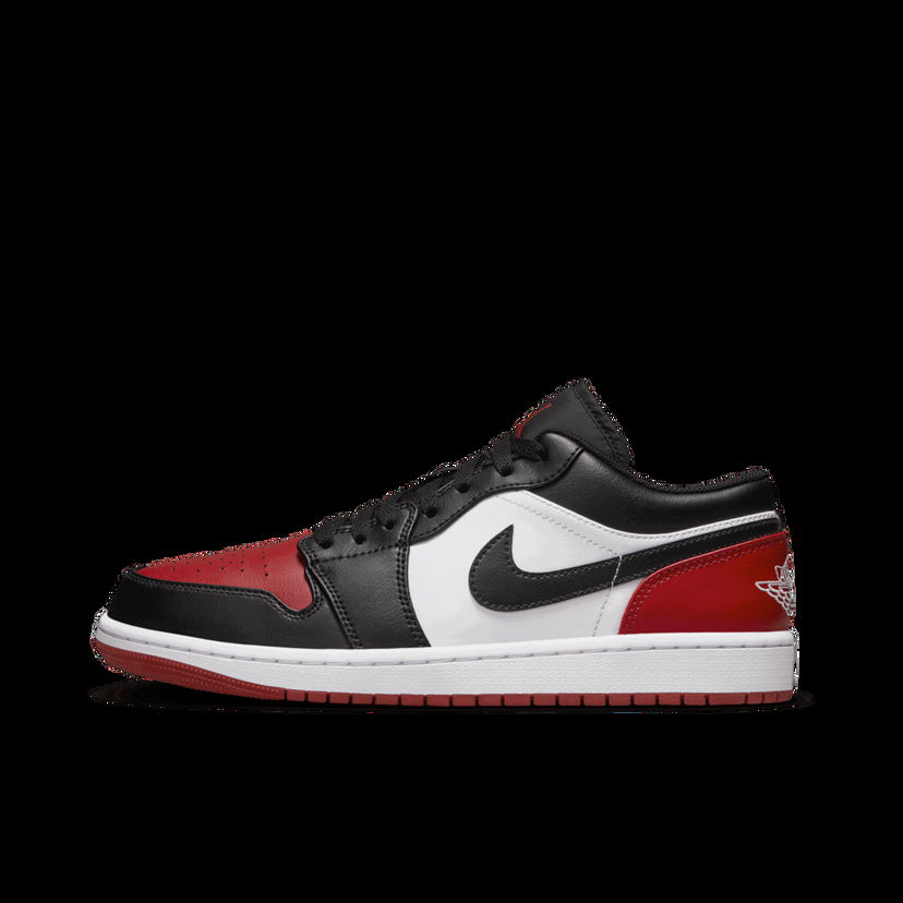 Кецове и обувки Jordan Air Jordan 1 Low "Bred Toe 2.0" Червено | 553558-161