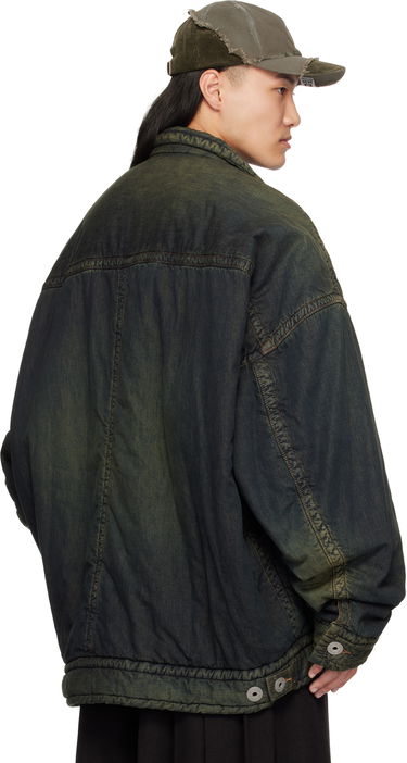 Пухо яке Maison MIHARA YASUHIRO Maison MIHARA YASUHIRO Huge Puffer Denim Jacket Зелено | A13BL023, 2