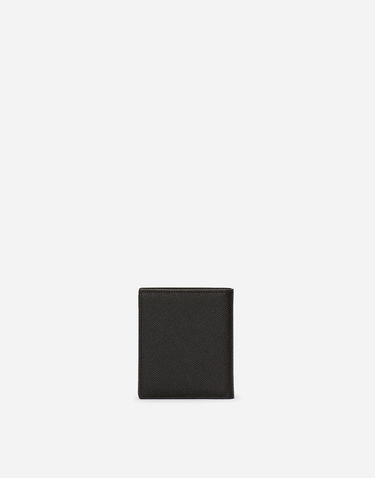 Портфейл Dolce & Gabbana Dauphine-print Calfskin Bifold Card Holder Черно | BP3324AG21980999, 2