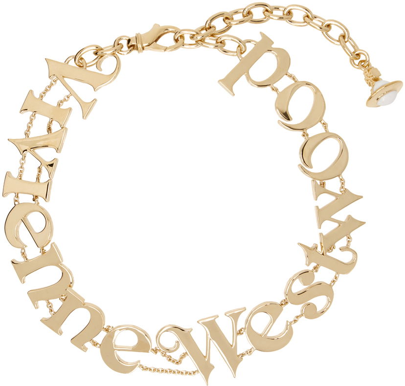 Колие Vivienne Westwood Raimunda Choker Бежово | 6303002R-02R175-FJ