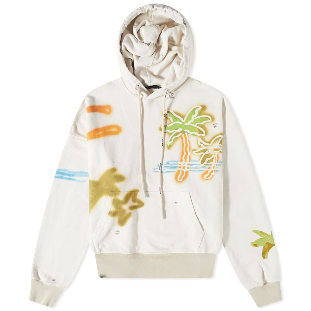 Суитчър Palm Angels Neon Palm Popover Hoody Многоцветен | PMBB117S23FLE0110384, 0