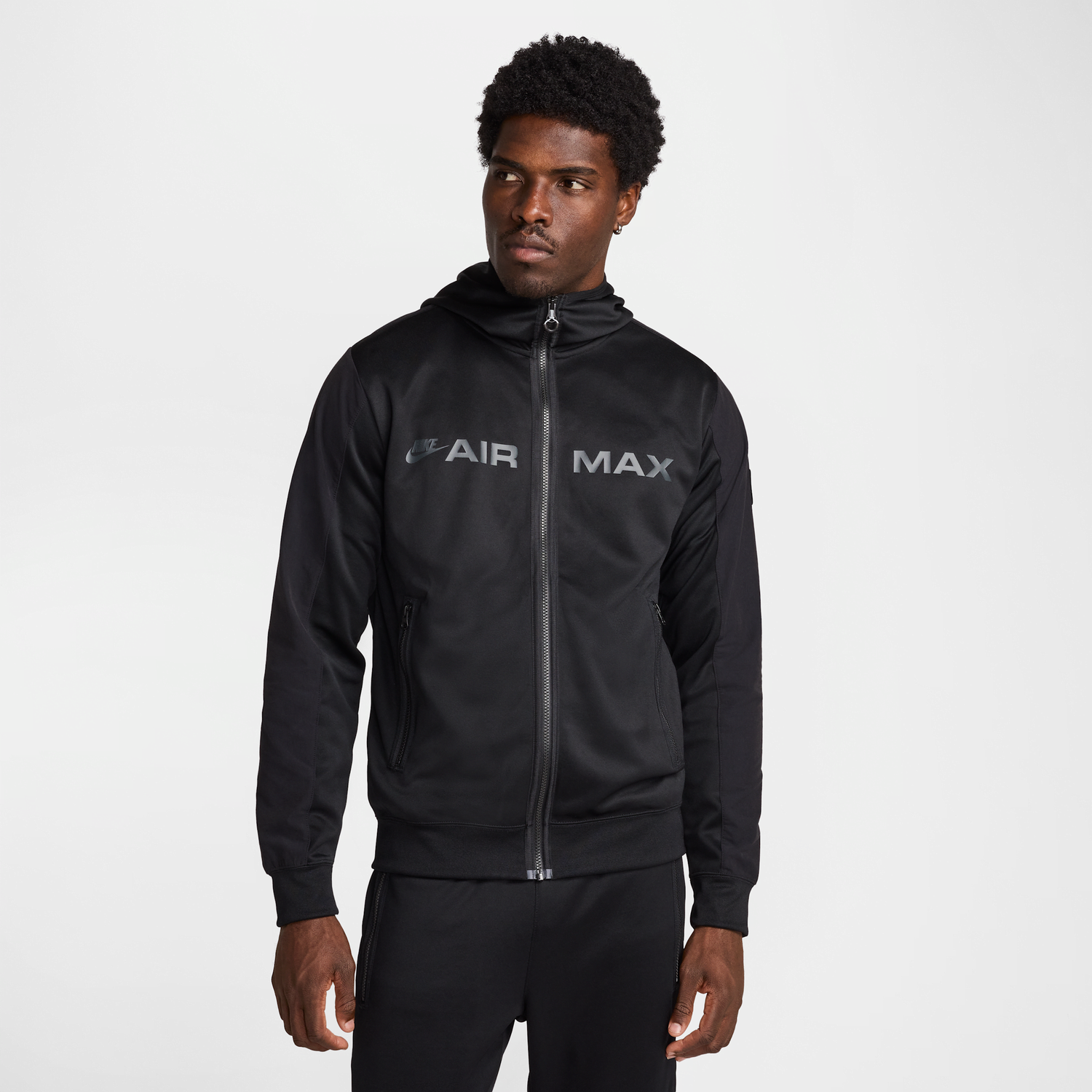 Суитчър Nike Sportswear Air Max Full-Zip Hoodie Черно | HQ4899-010, 1