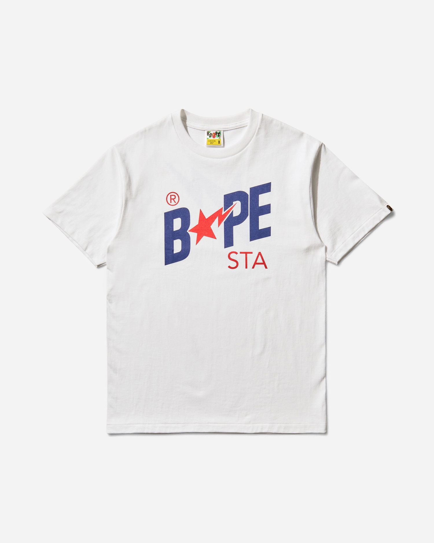 Тениска BAPE BAPE STA Graphic T-Shirt Бяло | 1L30110022 WHITE, 1