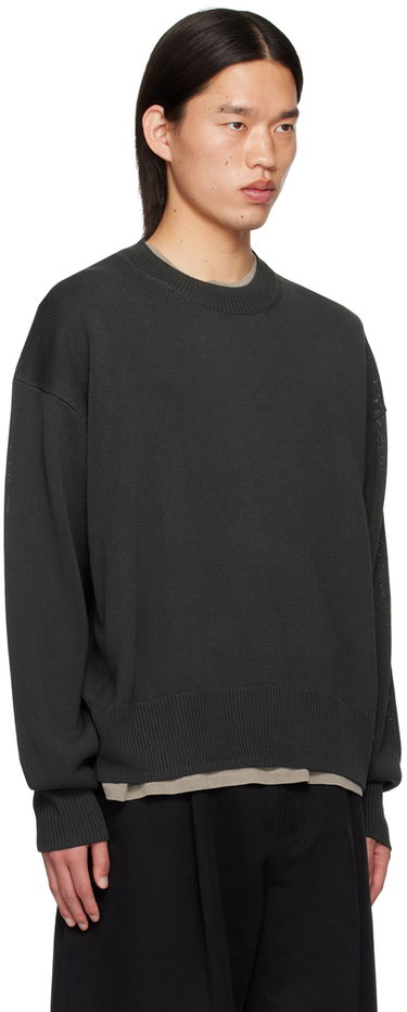 Пуловер Studio Nicholson Studio Nicholson Kami Sweater Зелено | KAMI SNM - 1195, 1