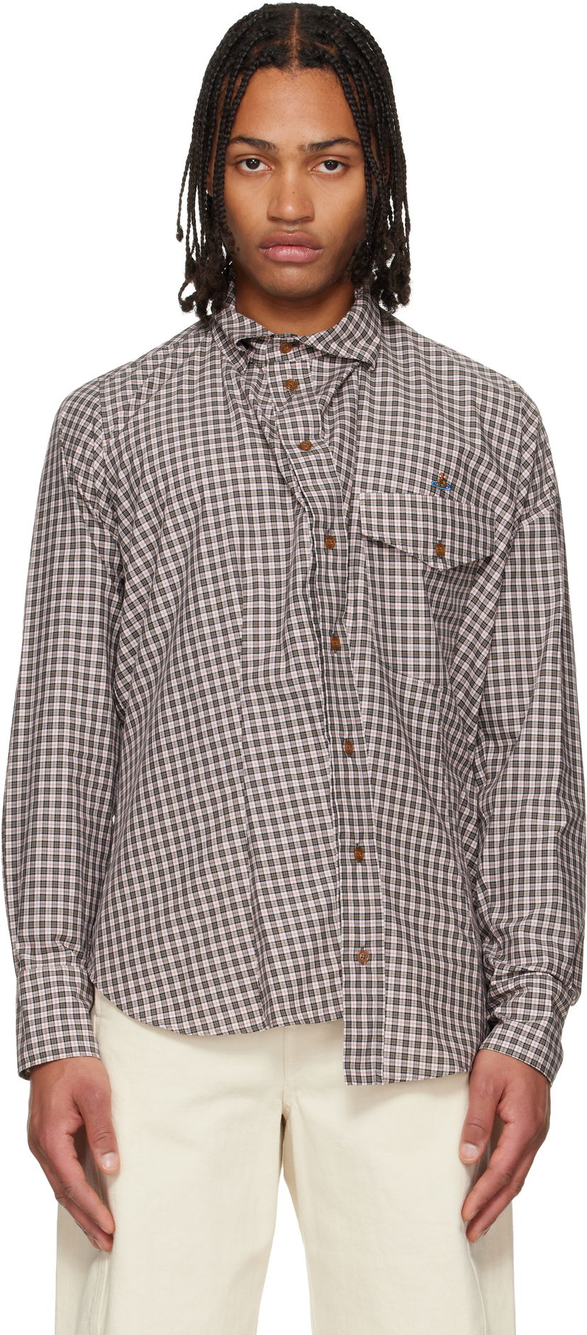 Риза Vivienne Westwood Chaos Shirt Многоцветен | 35010022-W0178-