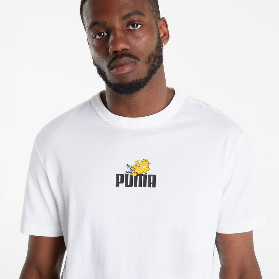 Тениска Puma GARFIELD x Graphic T Бяло | 534433_02, 1