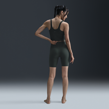 Къси панталони Nike 20cm Cycling Shorts With High Waist and Light Support Зелено | DQ6003-338, 2