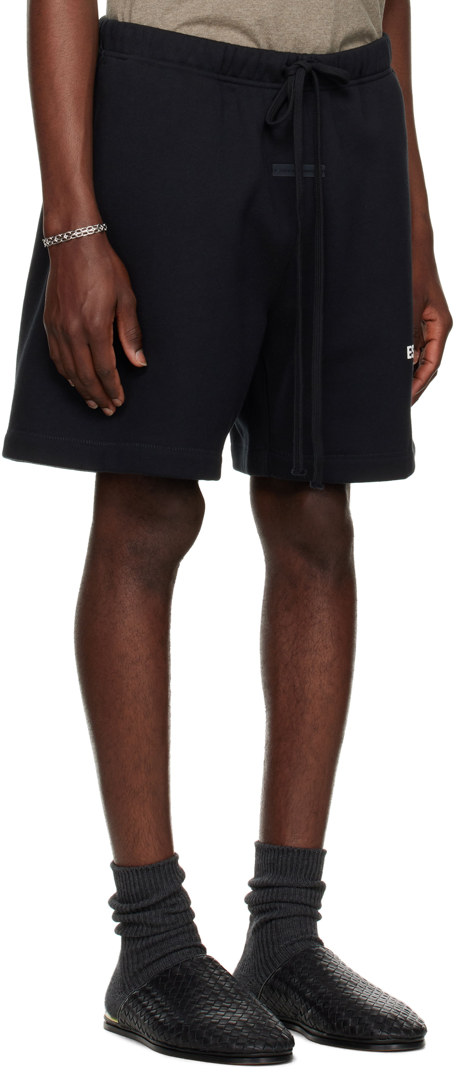 Къси панталони Fear of God Fear of God ESSENTIALS Classic Sweat Shorts Черно | 160AS252000F, 1