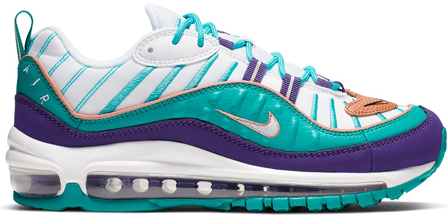 Кецове и обувки Nike Air Max 98 Hornets W Тюркоазено | AH6799-500, 0