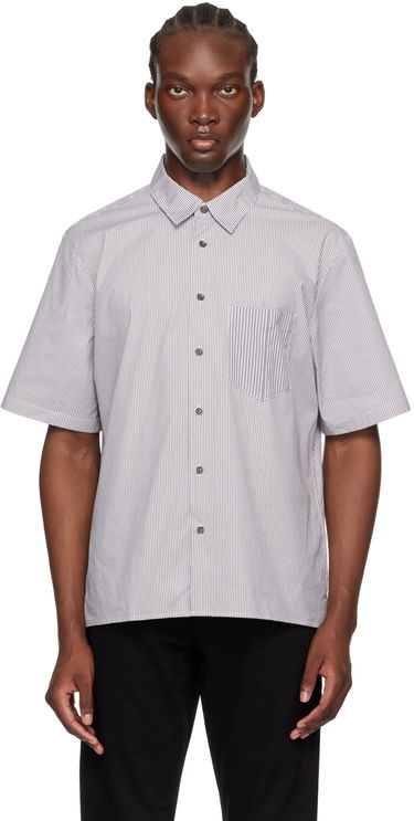 Риза rag & bone rag & bone Dalton Striped Shirt Бяло | MBW24PA018MSML, 0