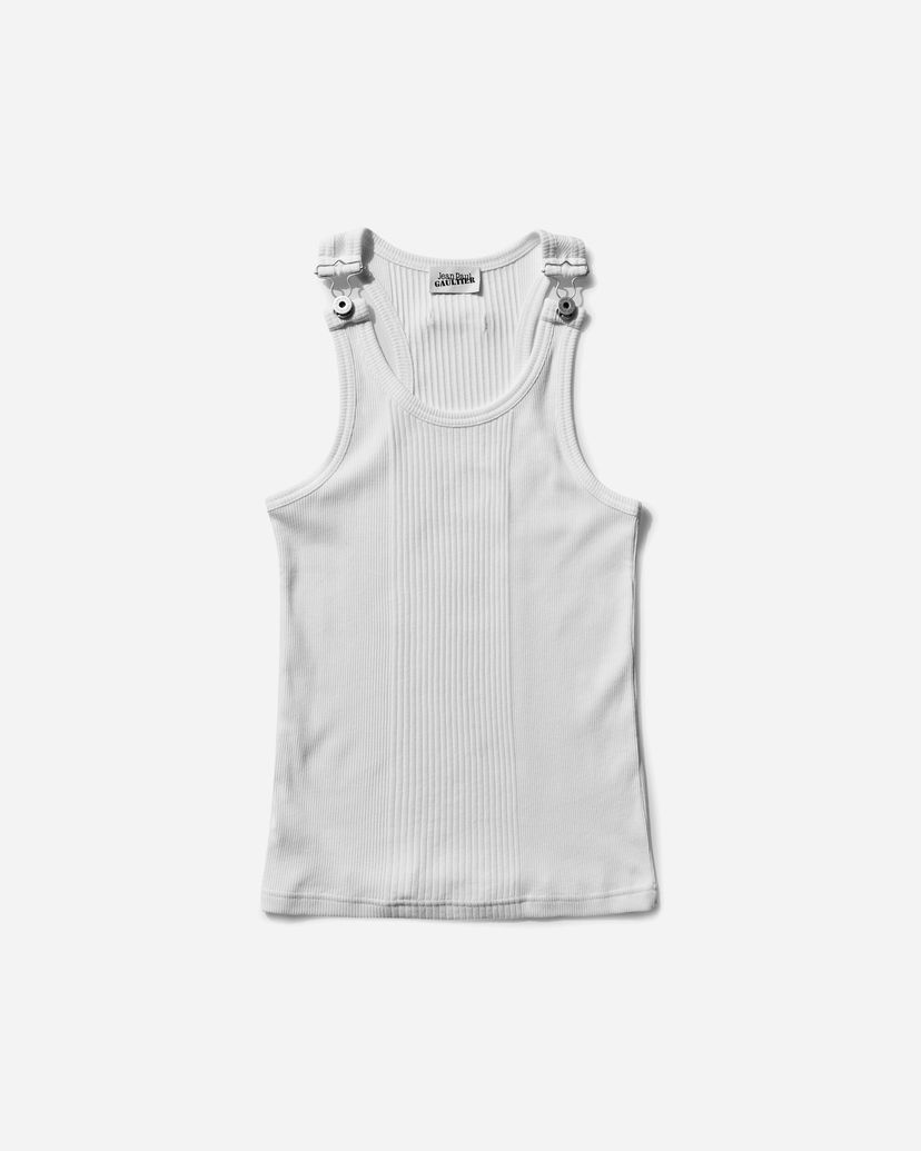 Потник Jean Paul Gaultier Patch Tank Top Бяло | 24-25-U-DB023-J054 01