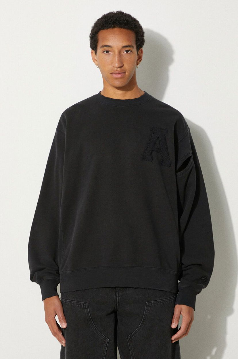 Суитчър Ambush Hole Sweatshirt Черно | BMBA004F24FLE0011010