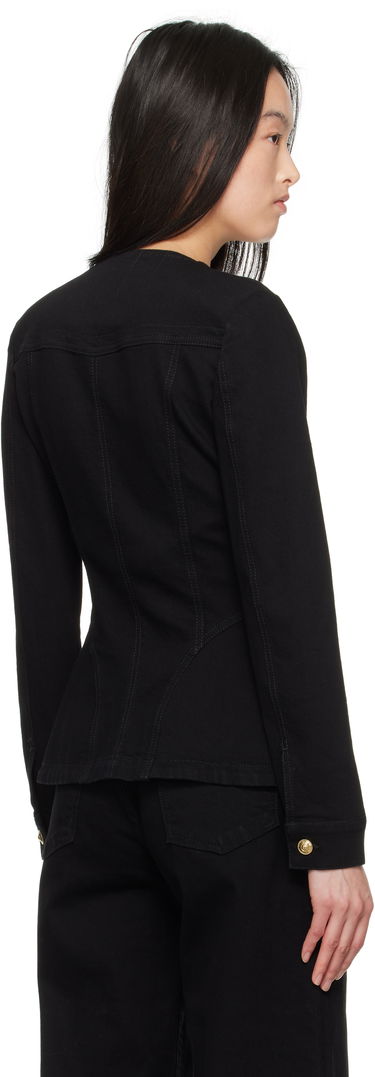Яке Versace Versace Jeans Couture Fitted Denim Jacket Черно | E78HAS457_EDW040L54, 2