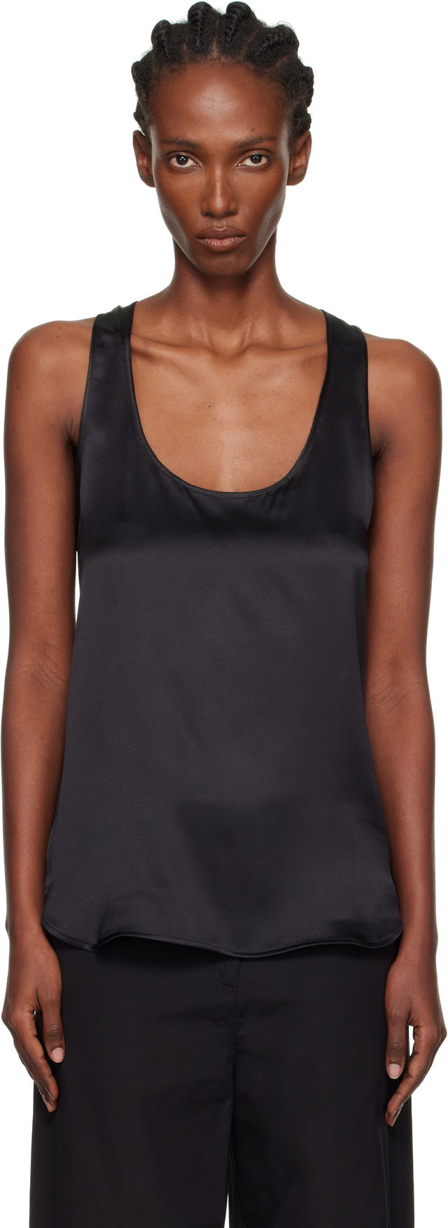 WARDROBE.NYC Silk Tank Top