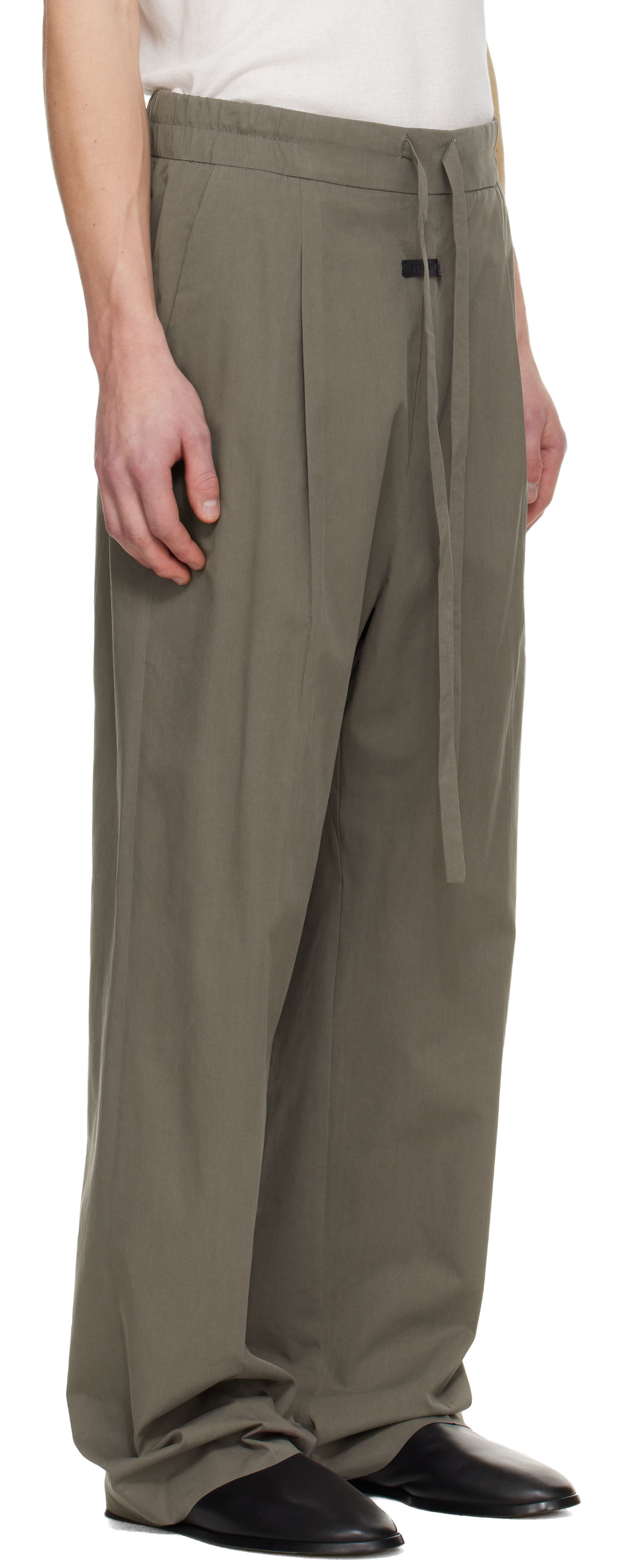 Панталони Fear of God Pleated Drawstring Trousers Сиво | FG25FW65-650CTE-259, 1