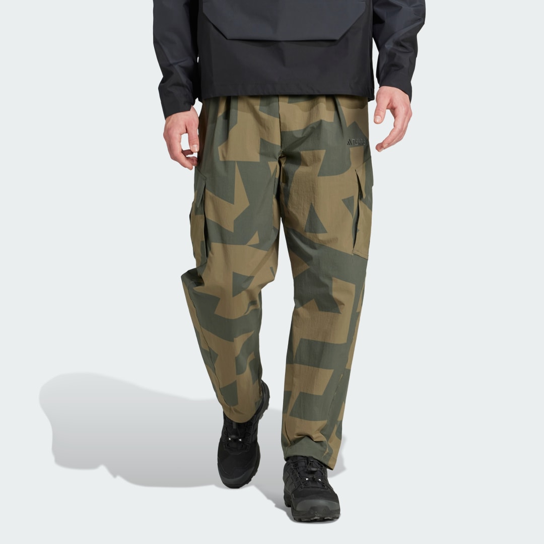 Карго панталони adidas Performance Terrex Xploric Cargo Printed Pants Зелено | JE9427, 0