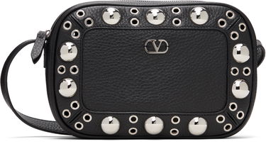 Чанта през рамо Valentino Garavani Nellcôte Studded Shoulder Bag Черно | 7W2B0R74MJL, 0