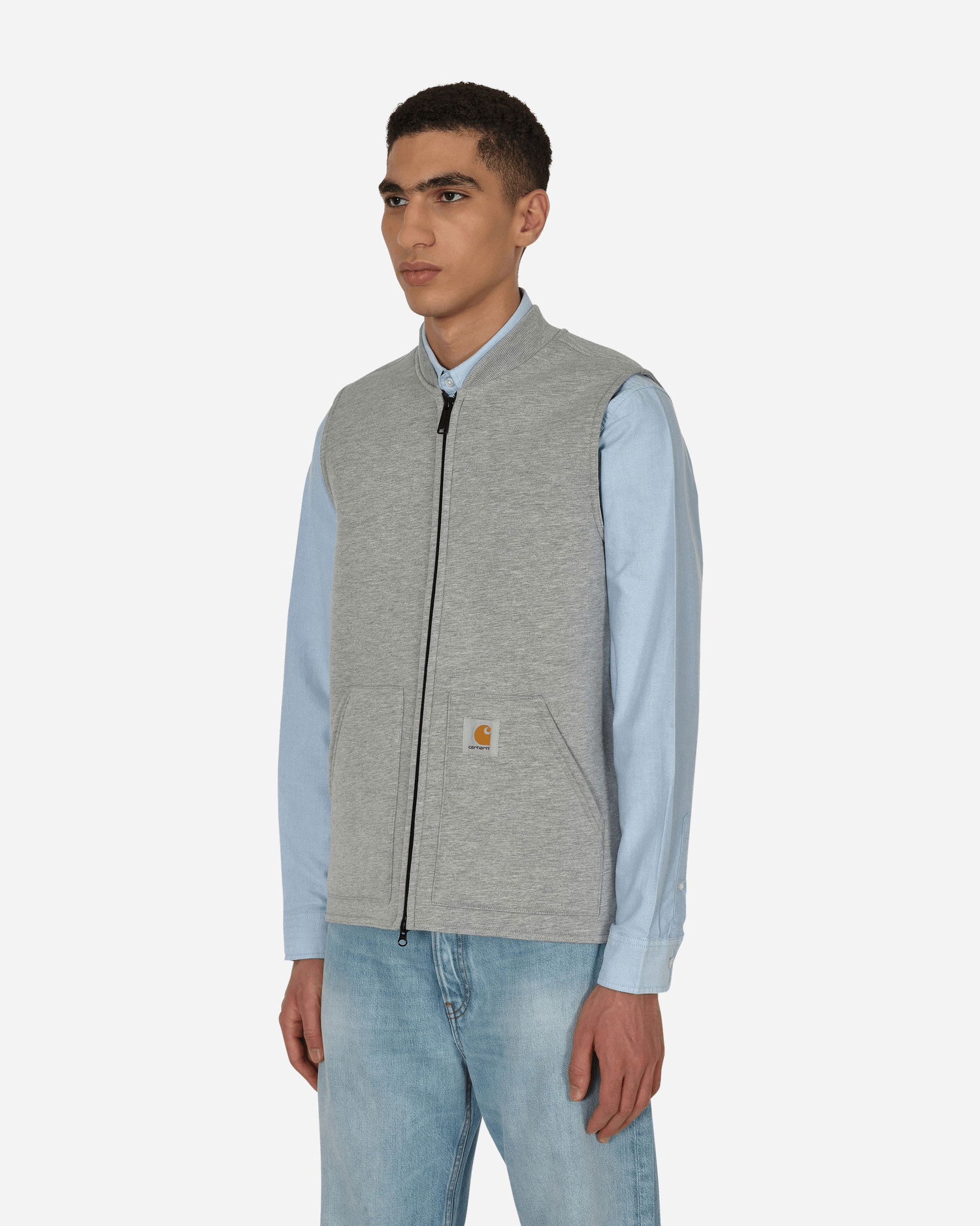 Жилетка Carhartt WIP Vest with Zip Closure Сиво | I030621 0GK.XX, 1