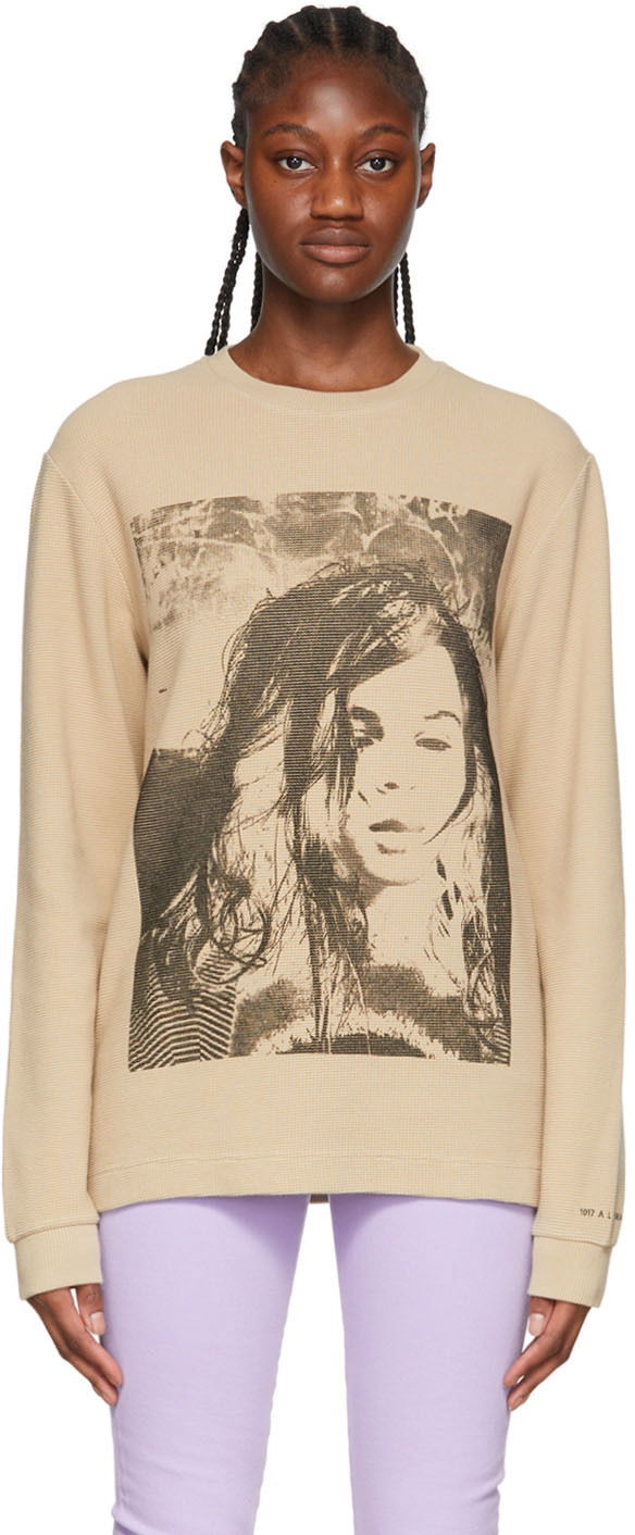 Суитчър 1017 ALYX 9SM Cotton Graphic Long Sleeve T-Shirt Бежово | AAUTS0279FA02.S22, 0