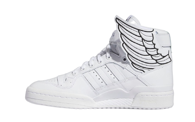 Кецове и обувки adidas Originals Jeremy Scott x Forum Hi "Reverse Wings" Бяло | GX9445, 0