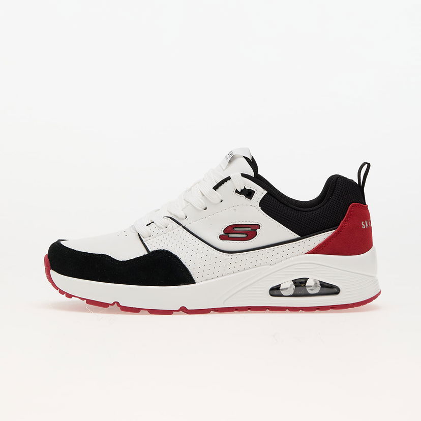 Кецове и обувки Skechers Uno - Retro One White/ Black/ Red Бяло | 183020 WBRD